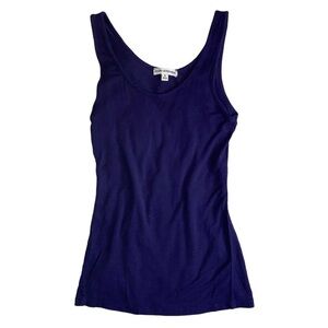 NAVY BLUE BASIC TANK TOP · SIZE S